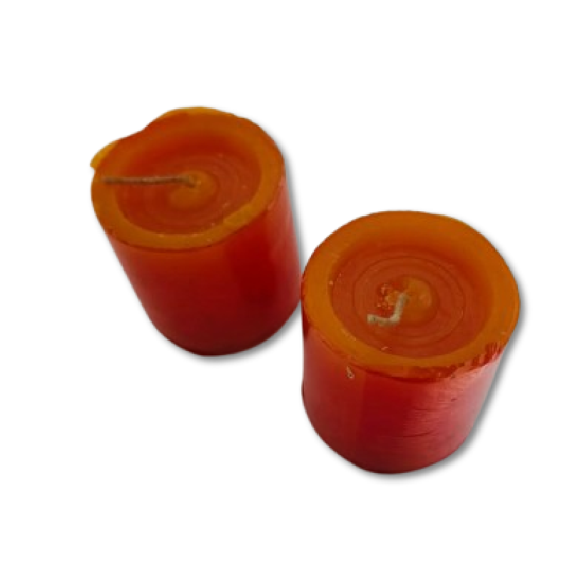 Vela Mediana Roja x 2 Unds