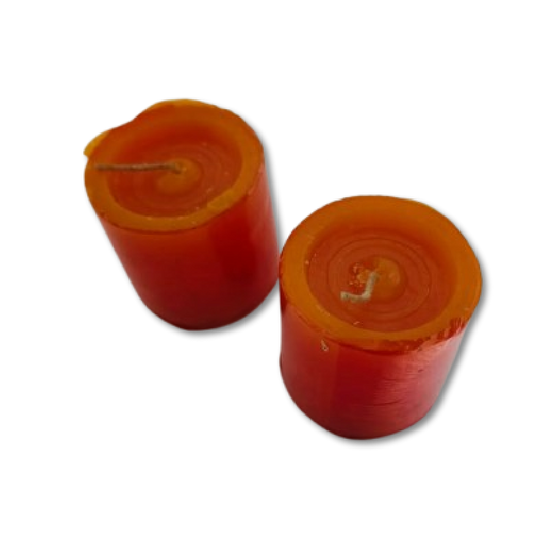 Vela Mediana Roja x 2 Unds